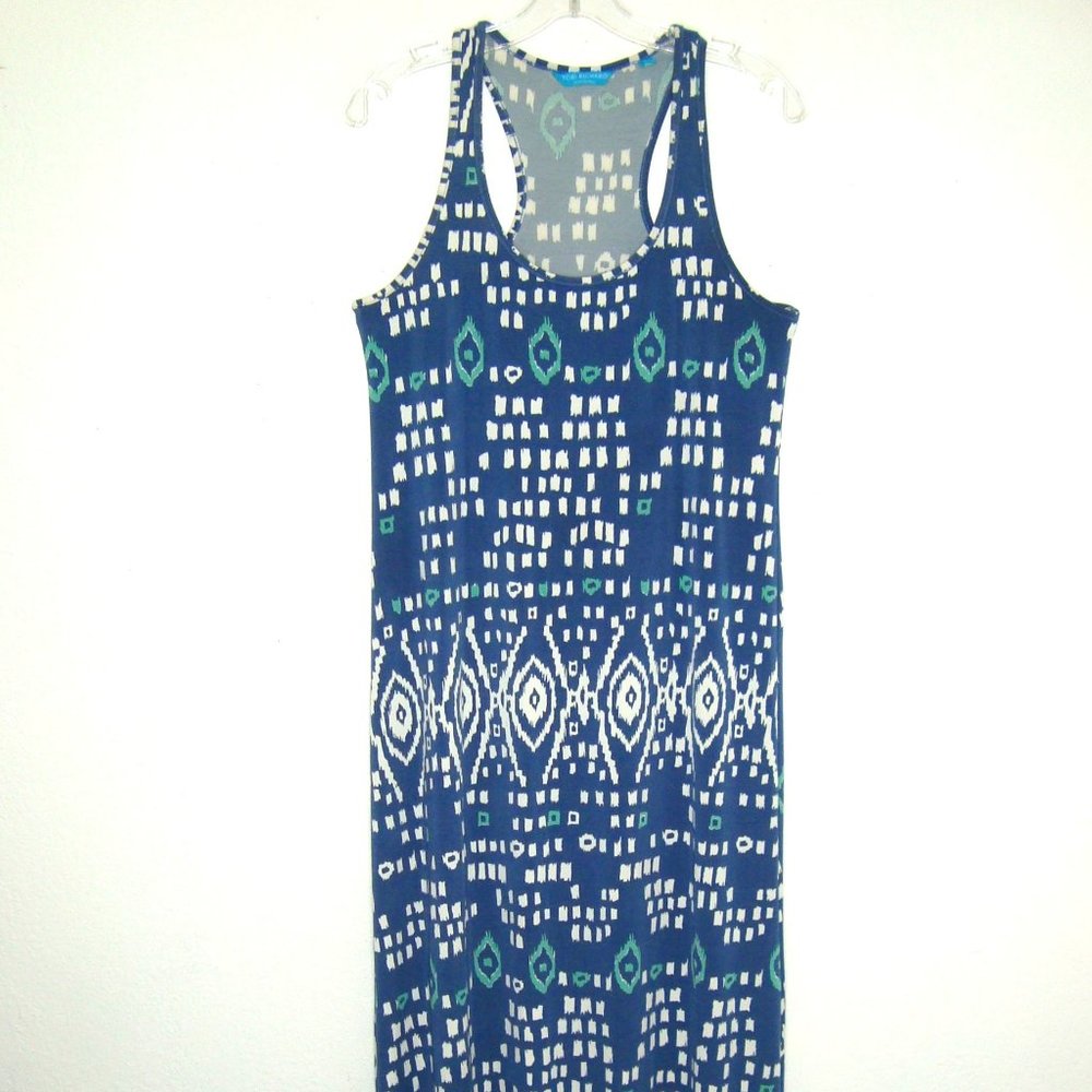 TORI RICHARD Honolulu Sleeveless Racerback Maxi Dress Size M
